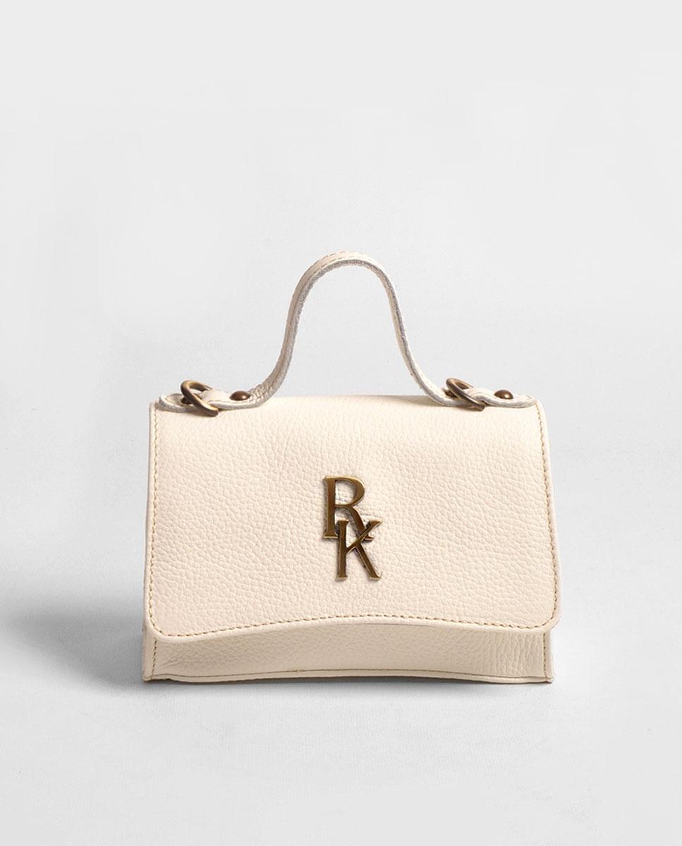 Imagem 0 de Mala Pequena em Pele Gelo