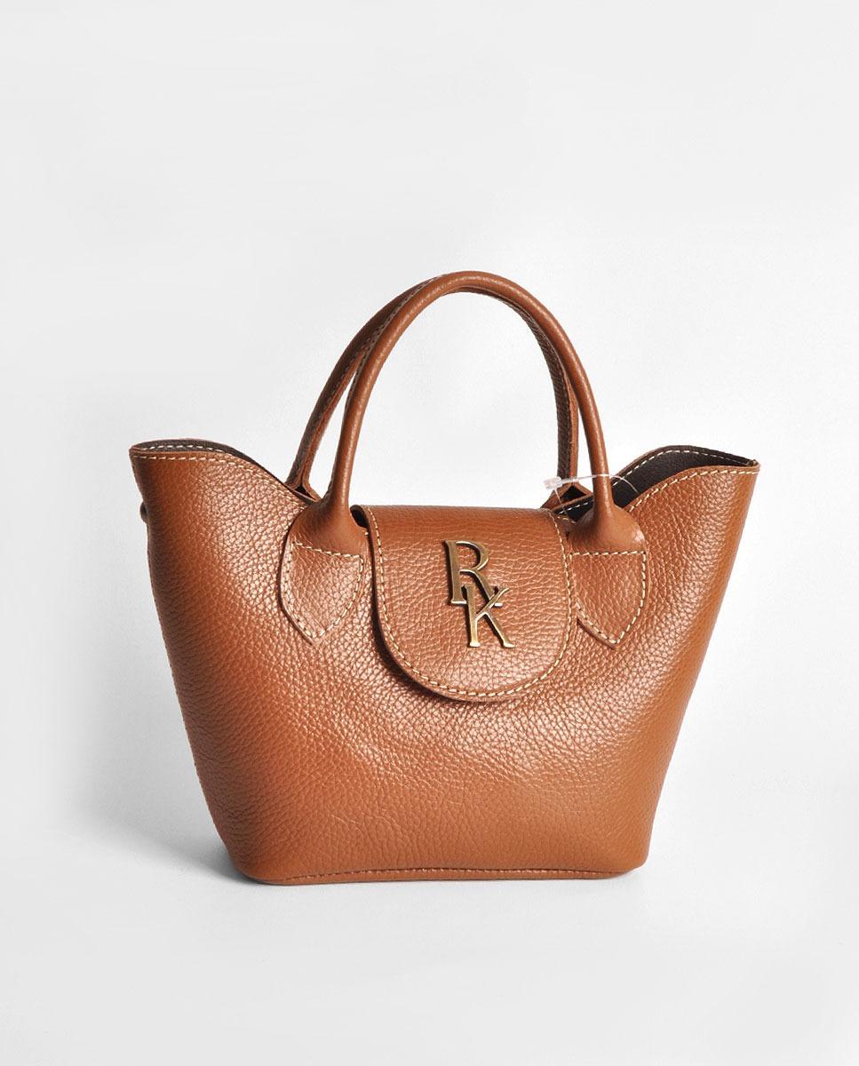 Imagem 0 de Mala Pequena em Pele Mel