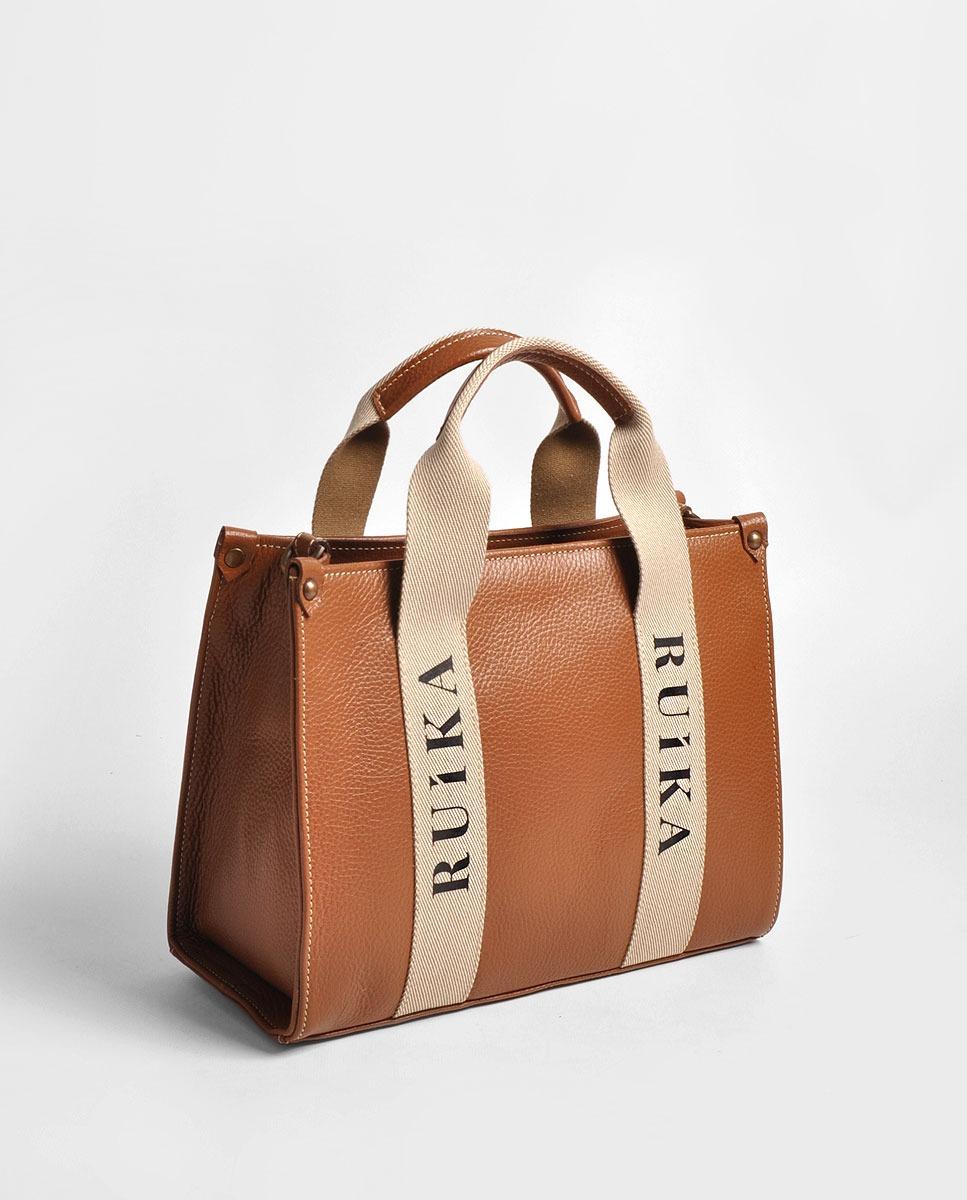 Imagem 0 de Mala Média em Pele Tabaco