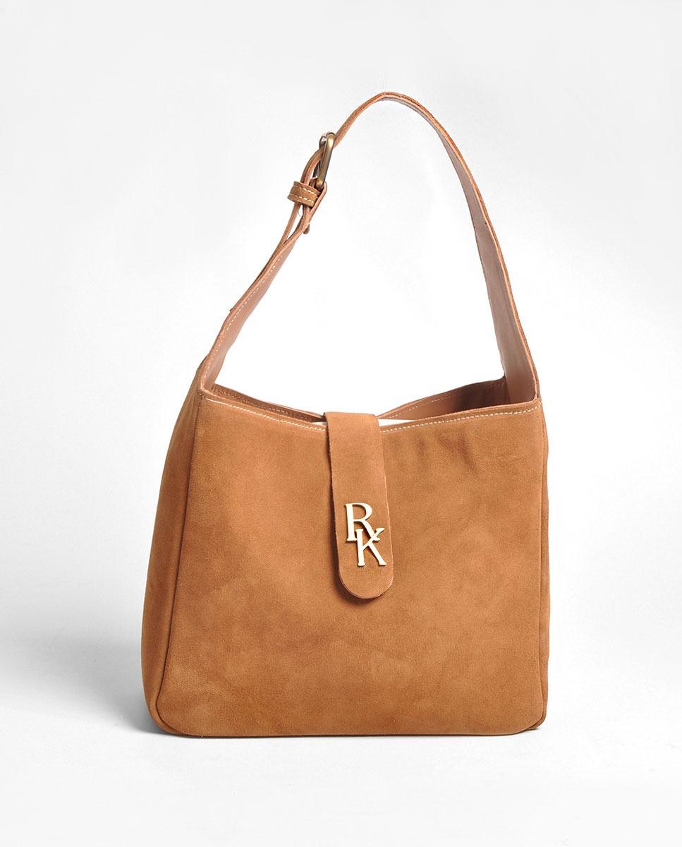 Imagem 0 de Mala Média em Camurça - Tabaco