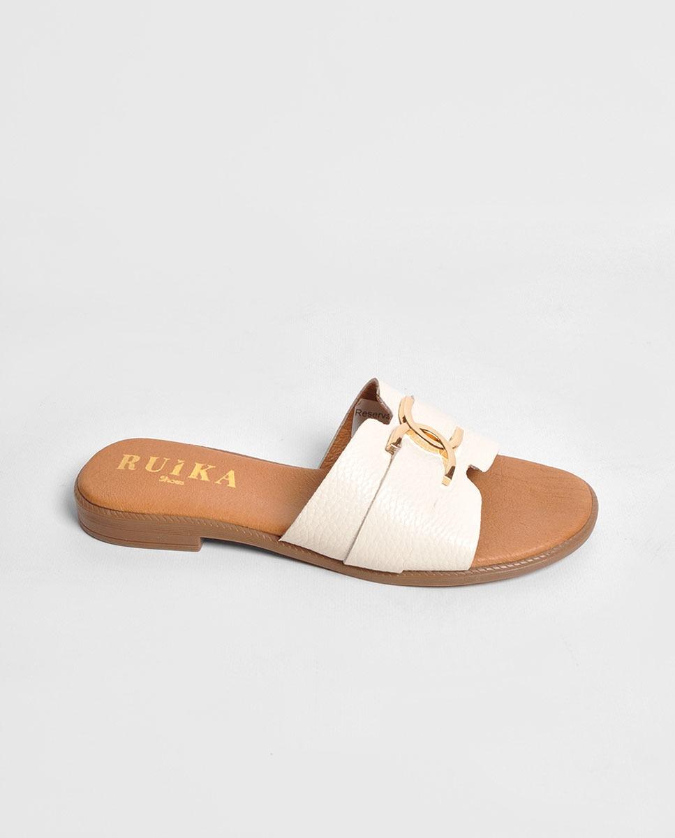 Imagem 0 de Chinelo em Pele