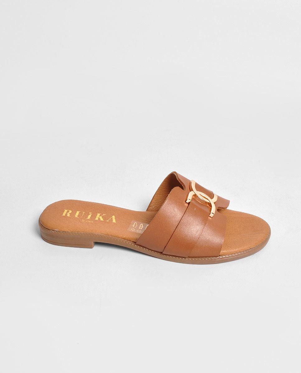 Imagem 0 de Chinelo em Pele