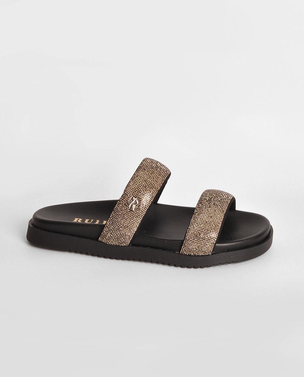 Imagem 0 de Chinelo em Brilhantes Preto