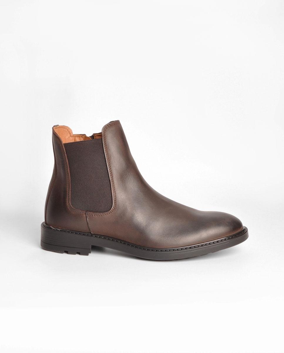 Imagem 0 de Bota de Homem em Pele Nobuck Castanho Escuro