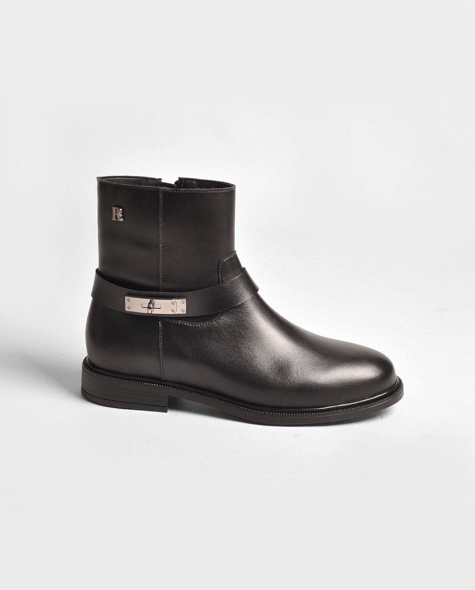 Imagem 1 de Bota em Pele Preto