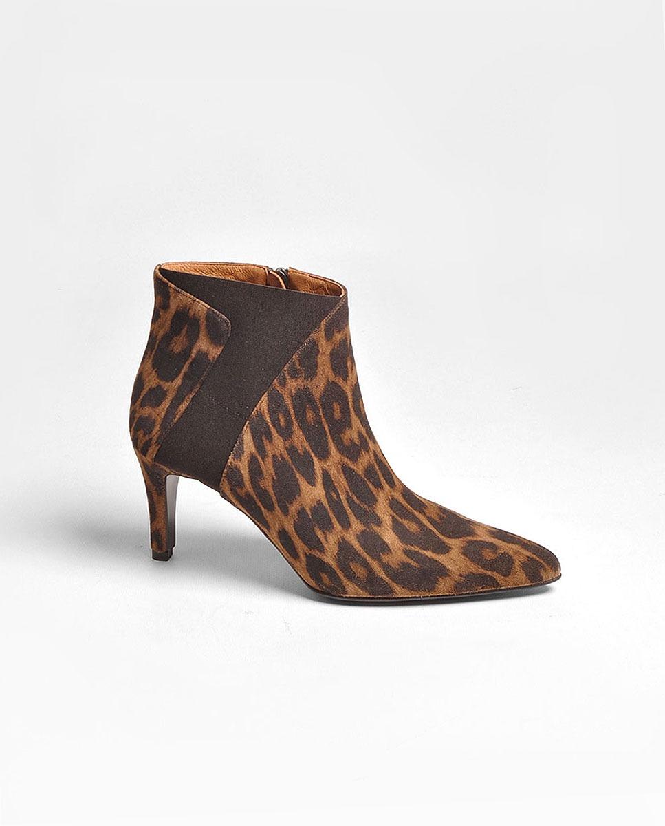 Imagem 0 de Bota em Camurça Leopardo
