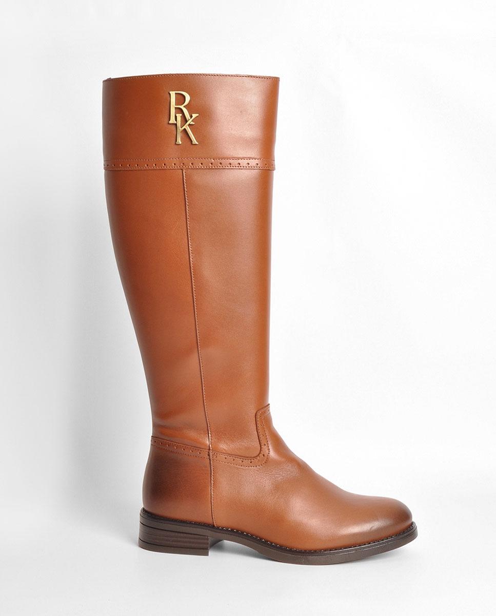 Imagem 0 de Bota em Pele Camel