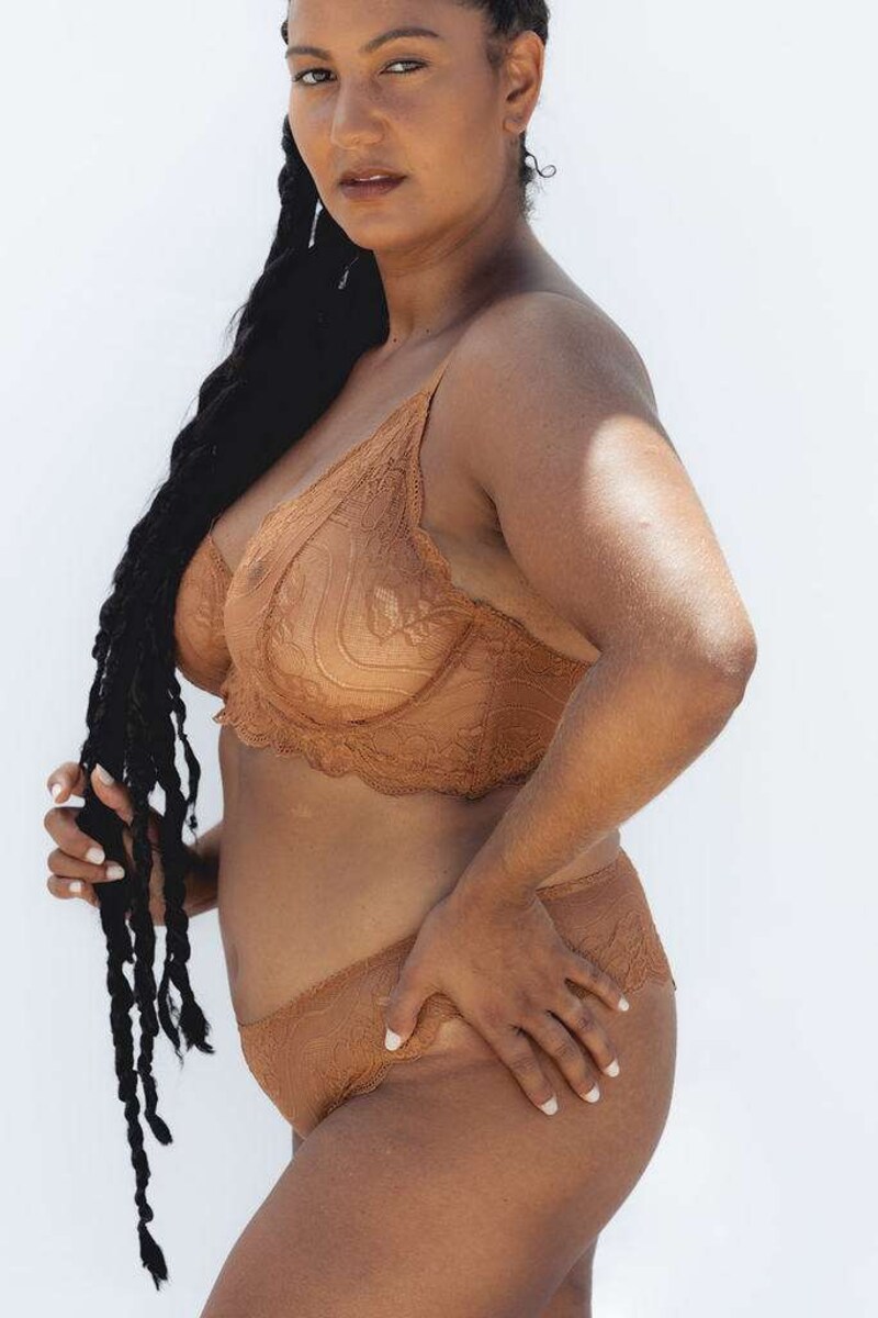 Bustier Triangular com aro Nude-2