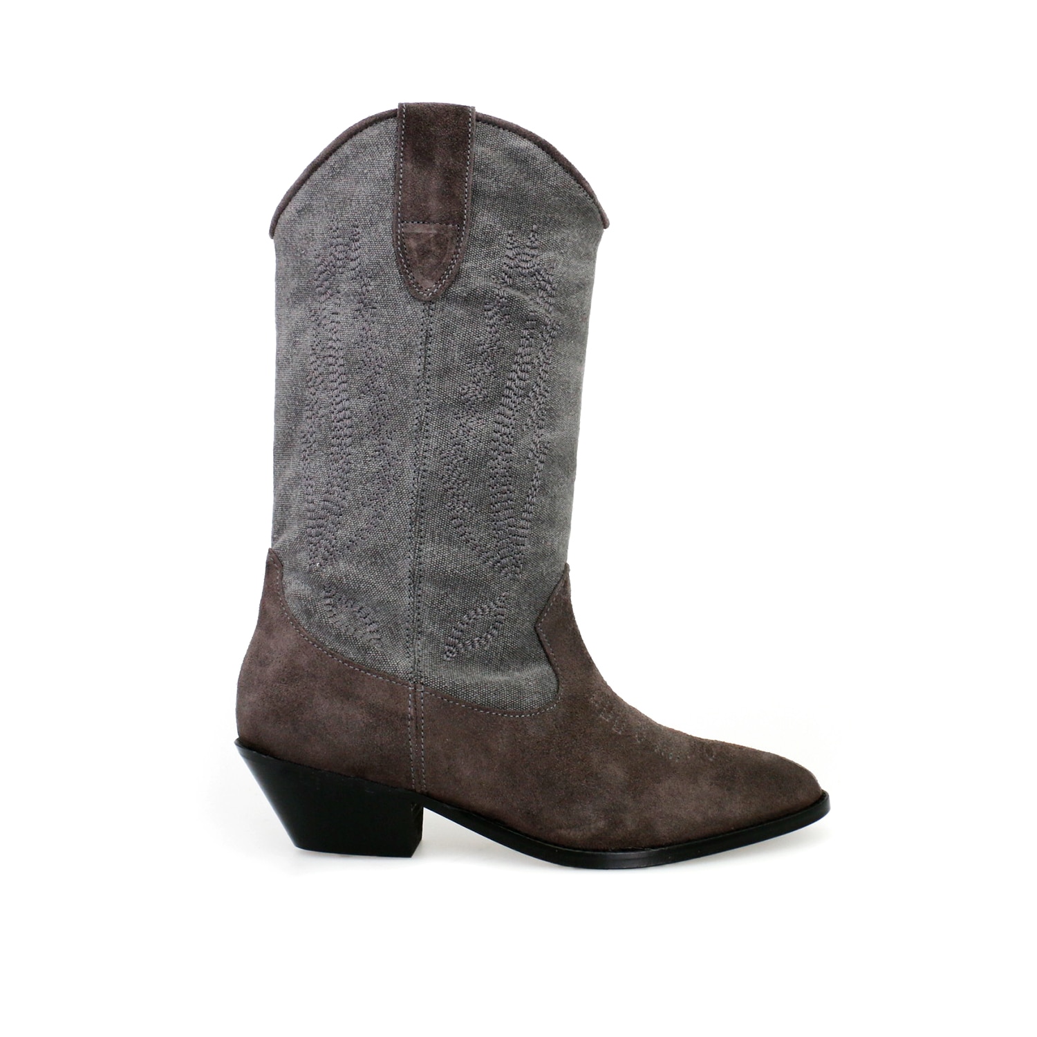 Imagem 0 de Bota de mulher Catarina Martins em camurça Cinzenta