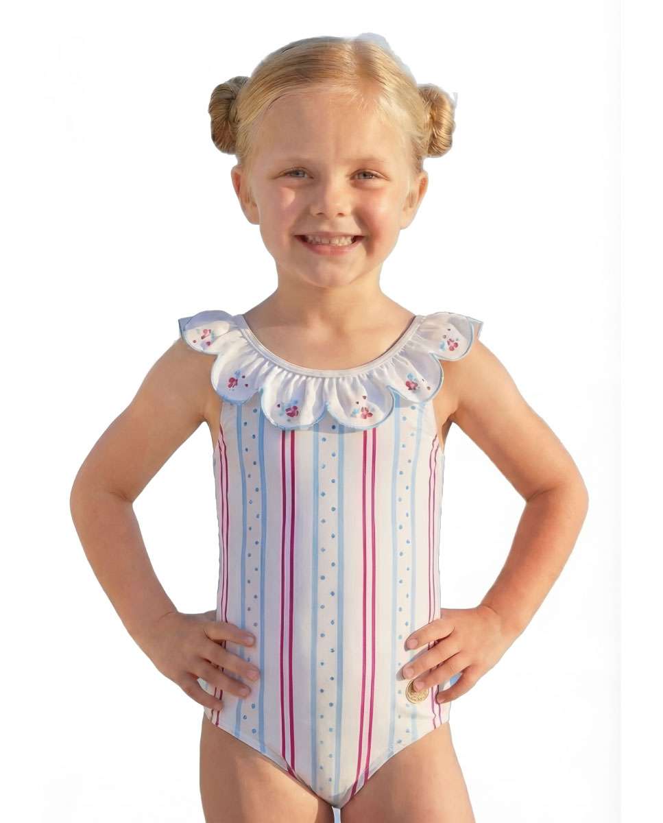 Imagem 0 de Fato de Banho com Folho Recortado e Laço