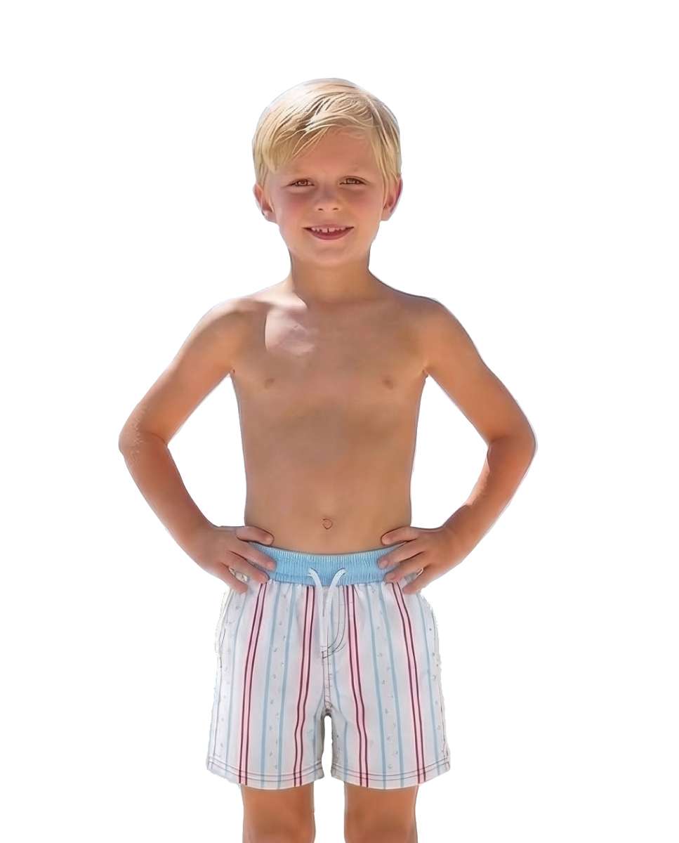 Imagem 0 de Calções de Banho com Riscas