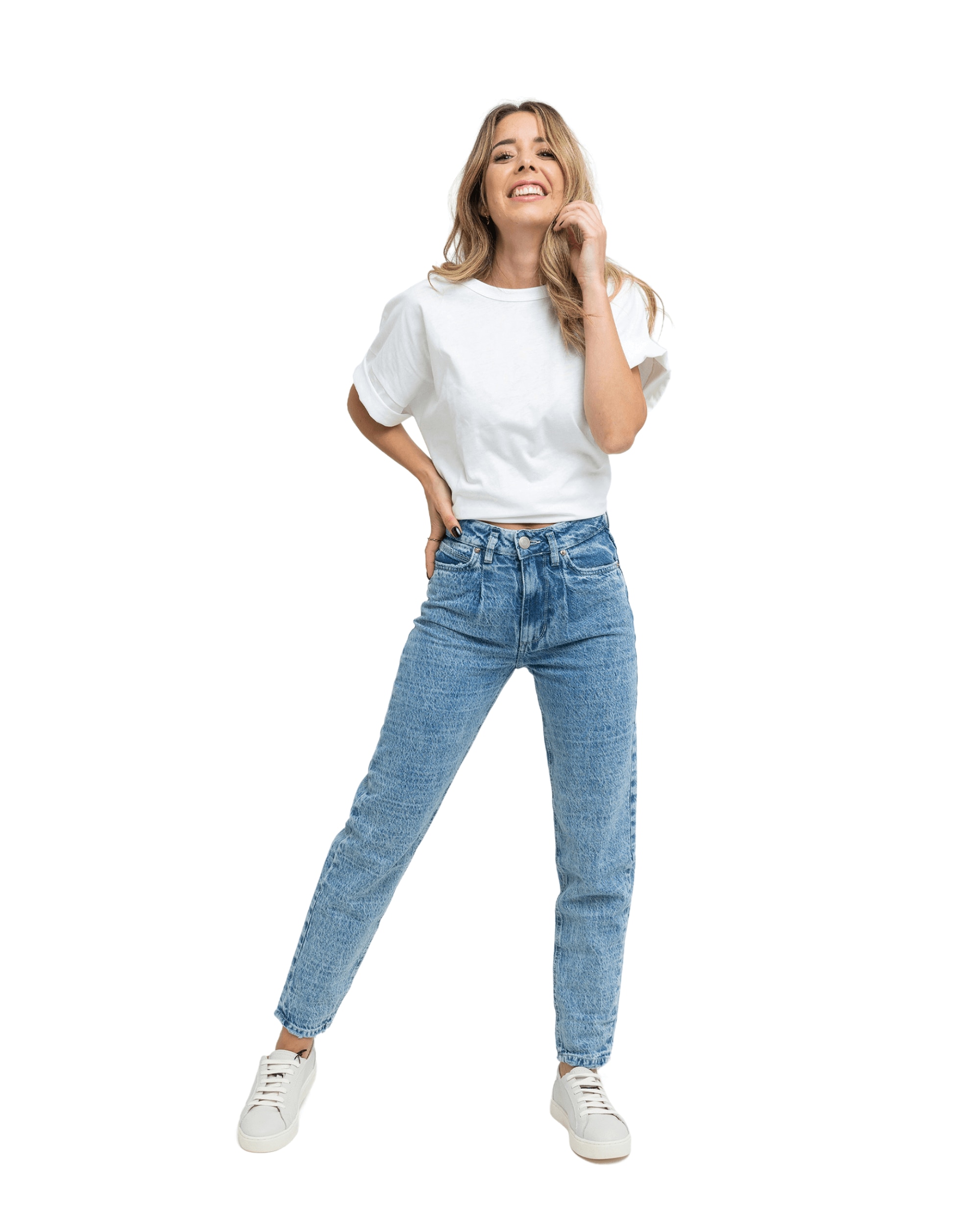 Imagem 0 de Calça de Ganga Sustentável Balloon com Cintura Subida