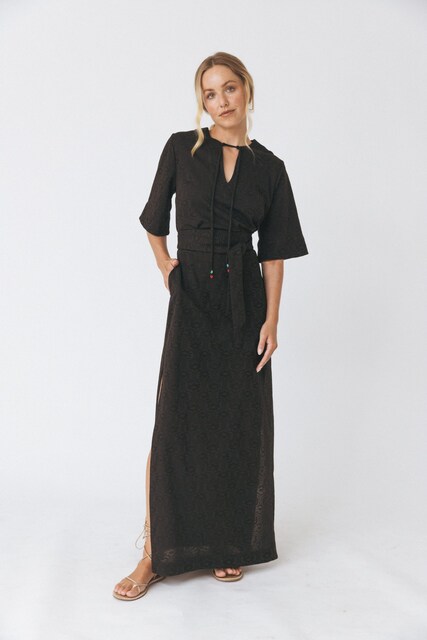 Imagem 0 de Vestido Maxi Malha Jacquard