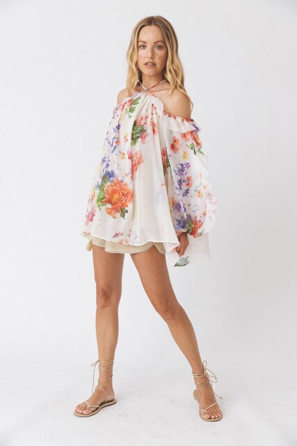 Imagem 0 de Blusa Seda sem Ombros