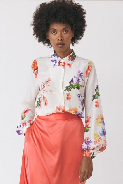 Imagem 0 de Camisa Seda Floral