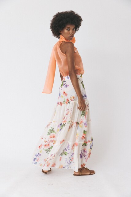 Imagem 0 de Saia em Georgette Floral