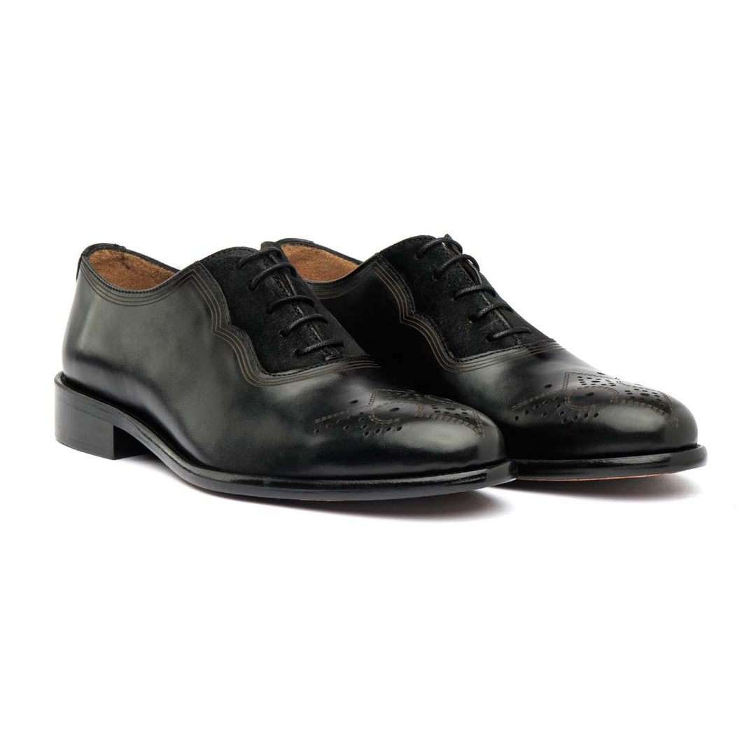 Sapato clássico de homem em pele preto Preto-3