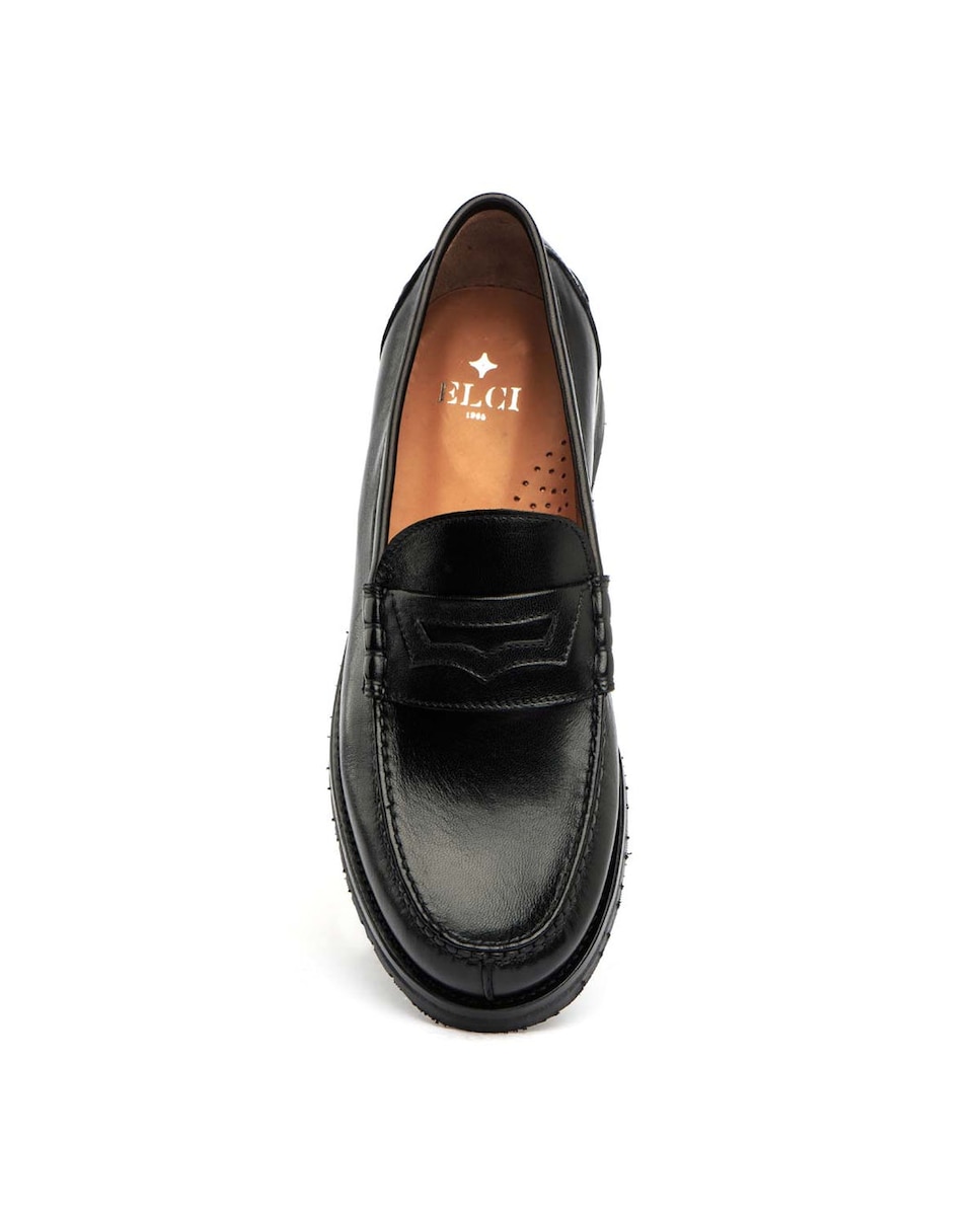 Sapato loafer de homem em pele preto · Elci · El Corte Inglés