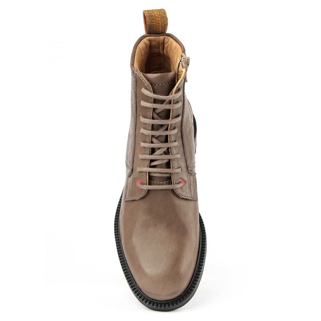 Botas "Unisexo" em pele de cortimenta vegetal cinzentas Amarelo-4
