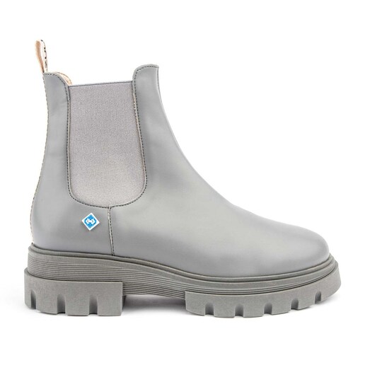 Imagem 0 de Botins de senhora vegan cinzentos estilo chelsea