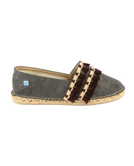 Imagem 0 de Alpercatas Espadrille Vegan de Algodão Reciclado - Preto