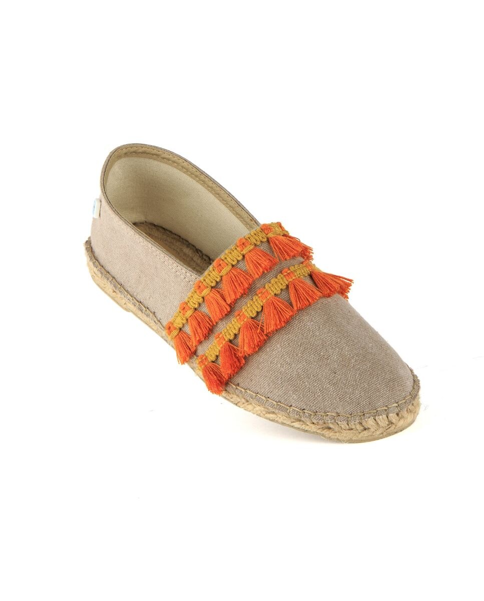 Alpercatas Espadrille Vegan de Algodão Reciclado - Bege Bege-2