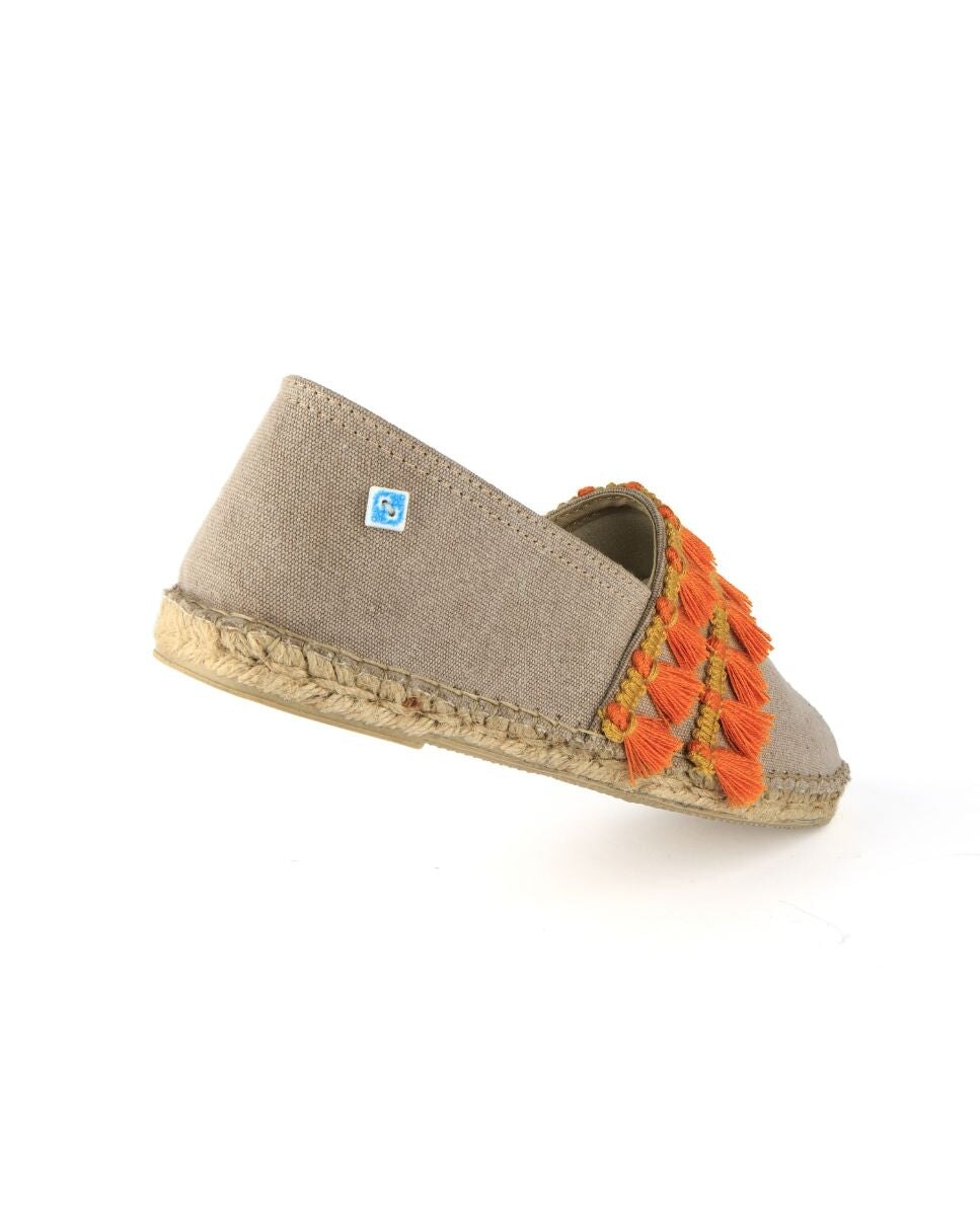 Alpercatas Espadrille Vegan de Algodão Reciclado - Bege Bege-3
