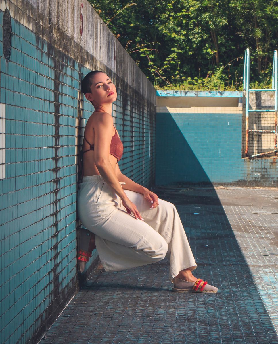 Alpercatas Espadrille Vegan de Algodão Reciclado - Bege Bege-4