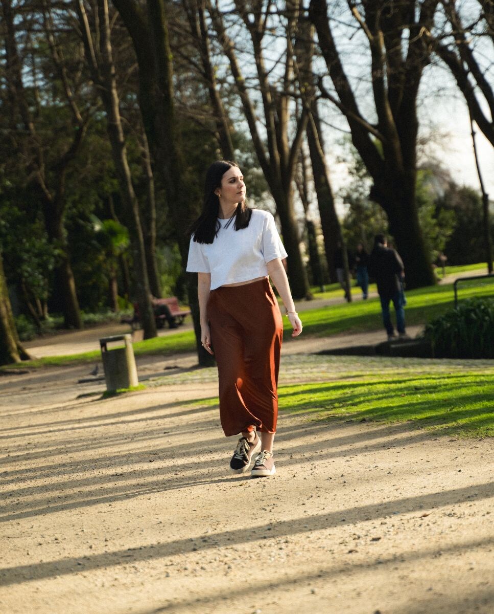 Sapatilhas Brown Feitas com Mangueiras Recicladas Castanho-6