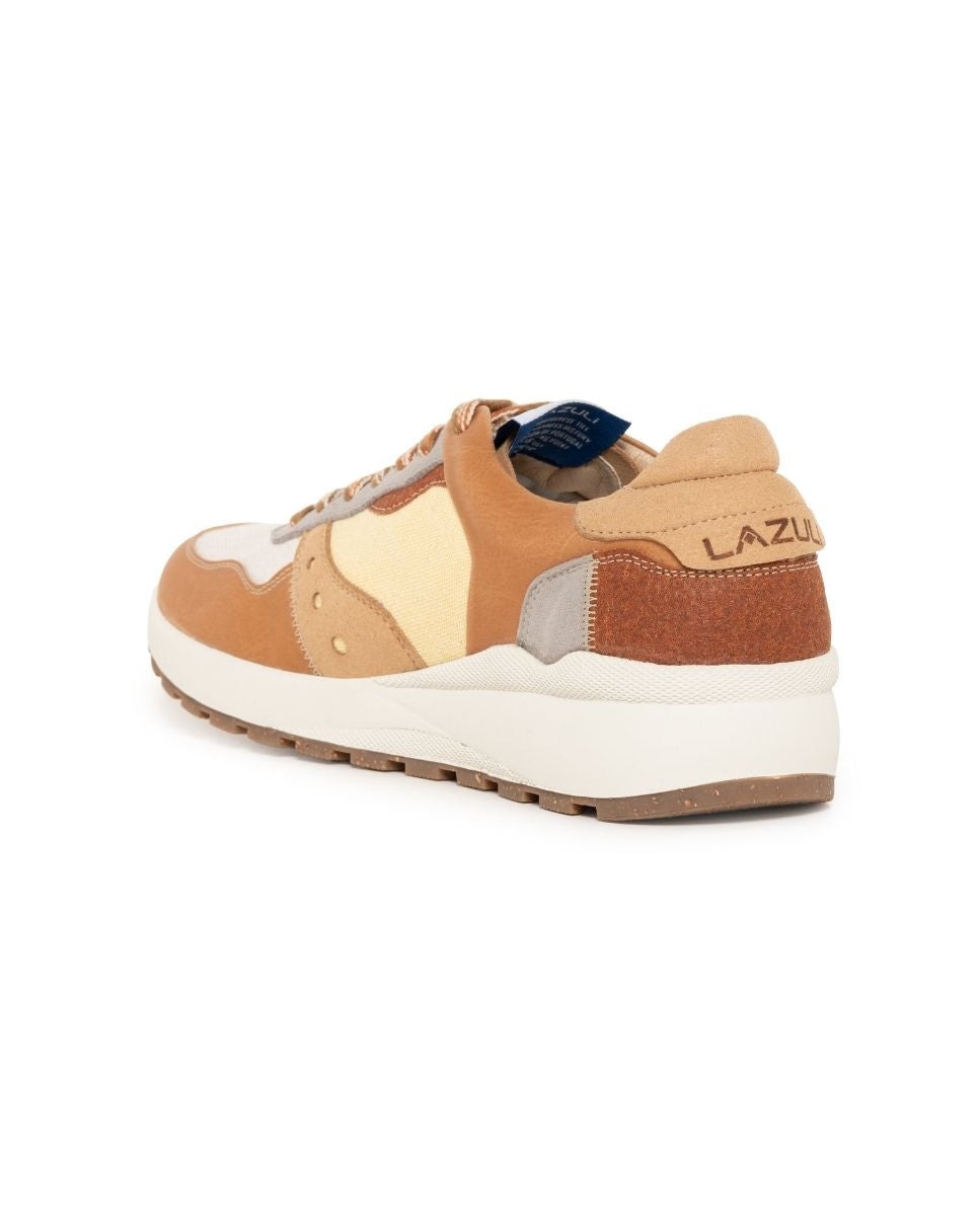 Sapatilhas Vegan de Mulher - Cognac Multicolor-4