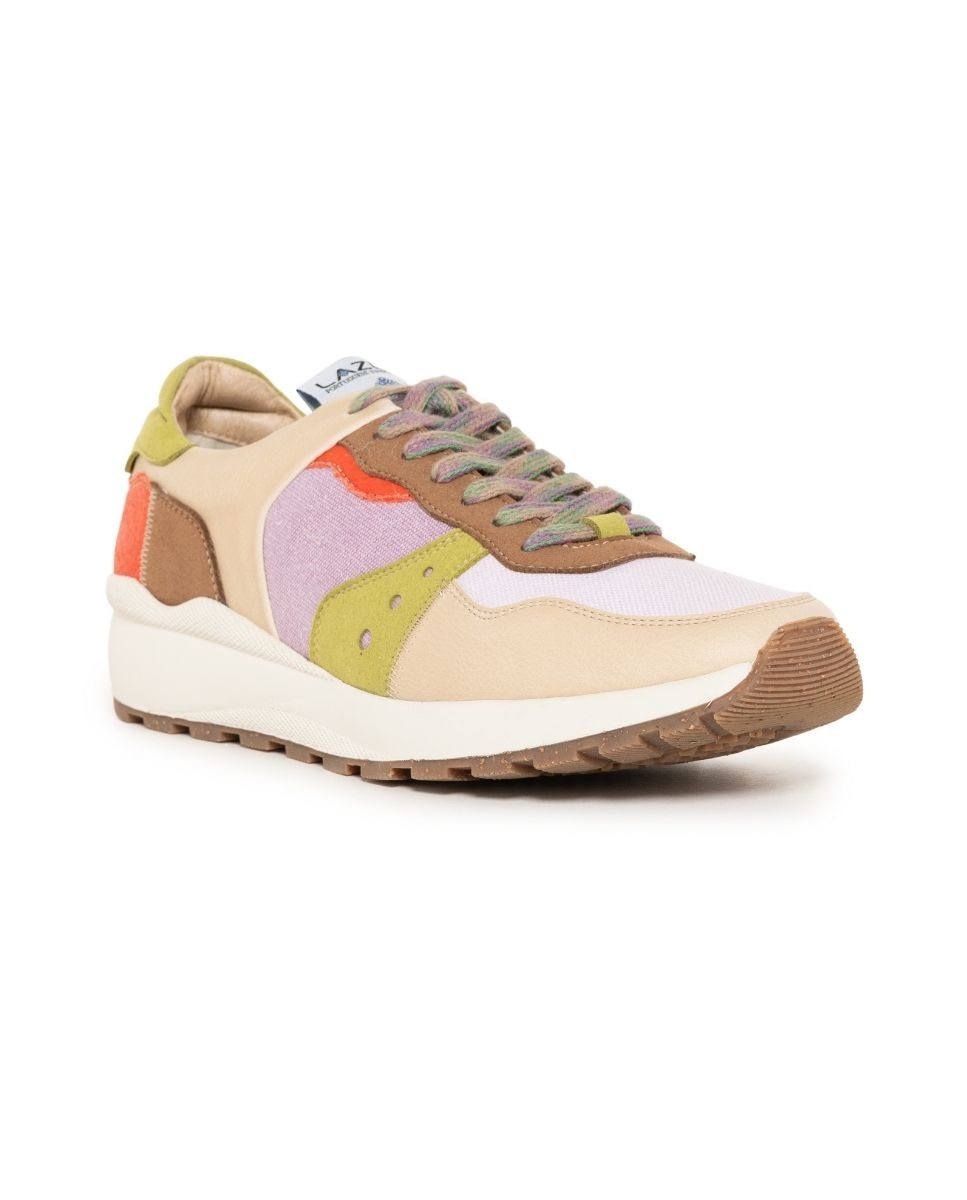 Sapatilhas Vegan de Mulher - Verde Multicolor-2