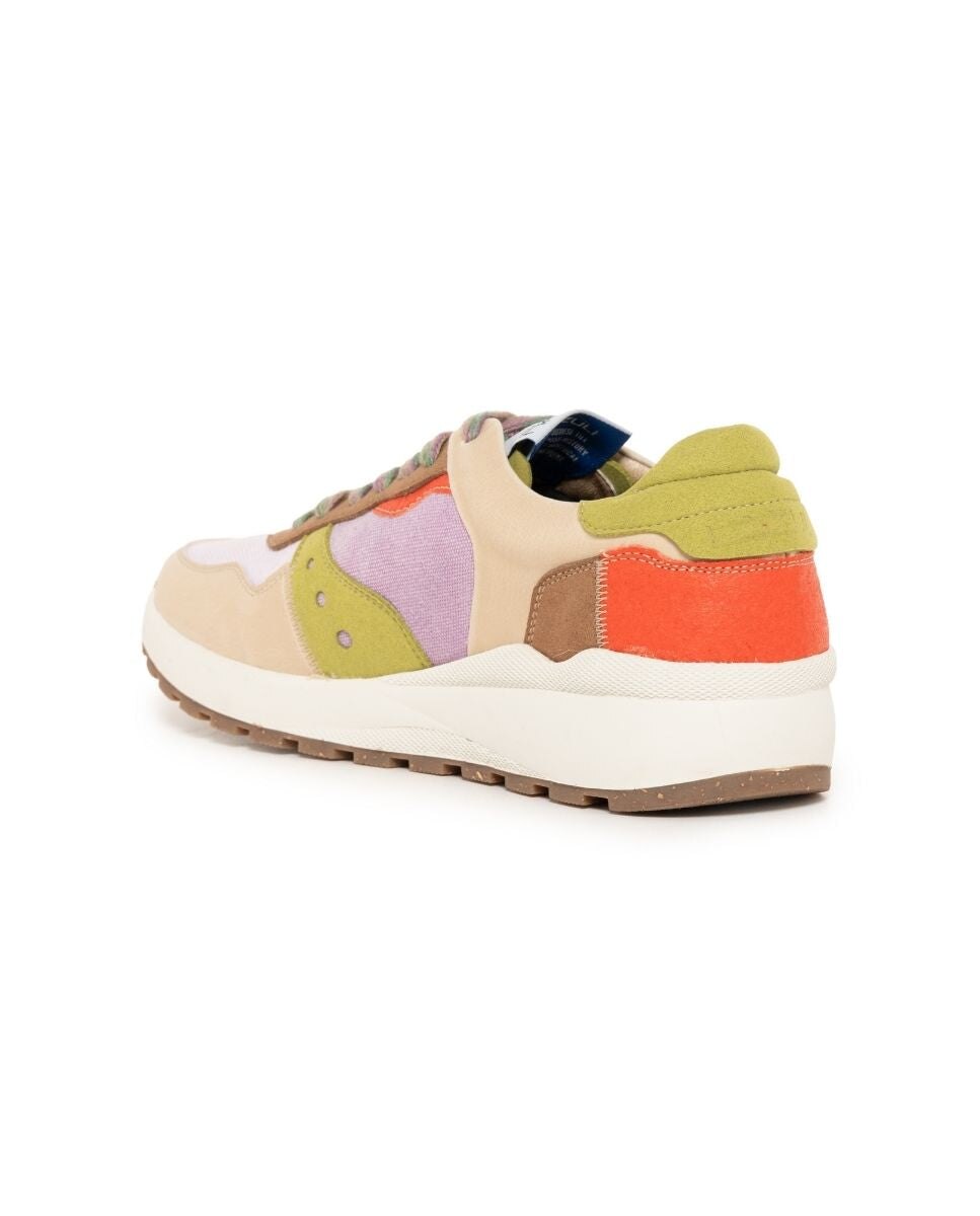 Sapatilhas Vegan de Mulher - Verde Multicolor-4