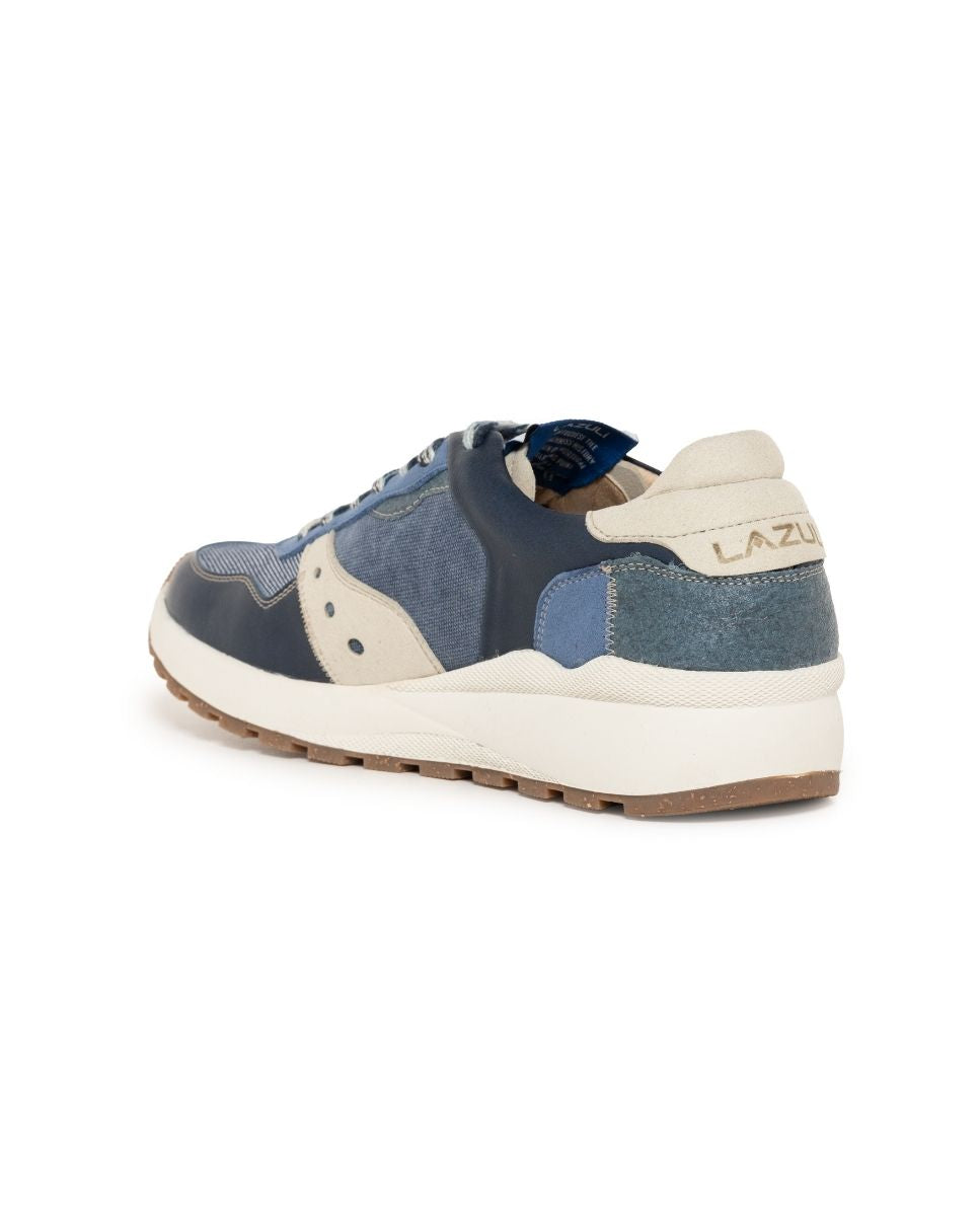 Sapatilhas Vegan de Mulher - Azul Multicolor-4