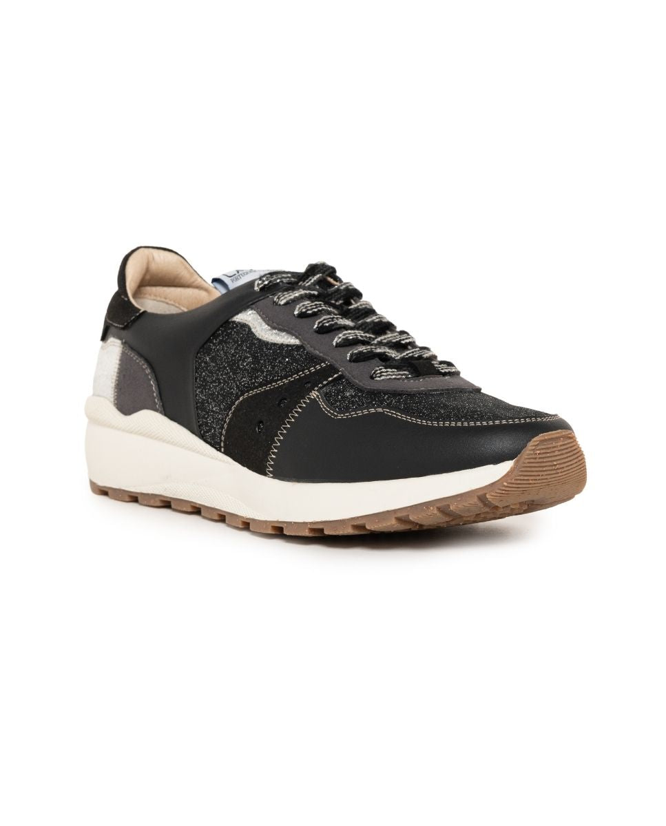 Sapatilhas Vegan de Mulher - Preto Multicolor-2
