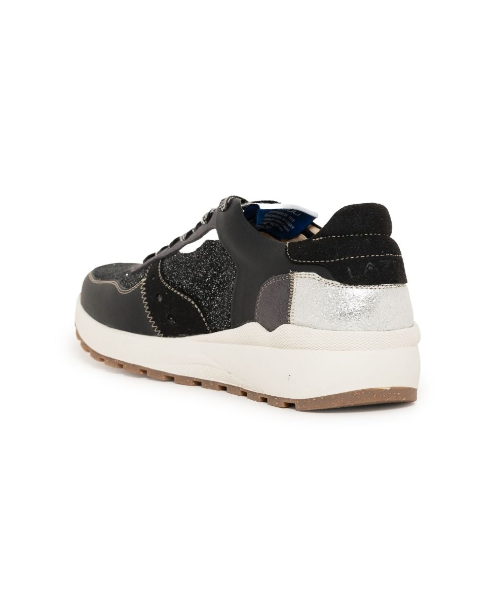 Sapatilhas Vegan de Mulher - Preto Multicolor-4