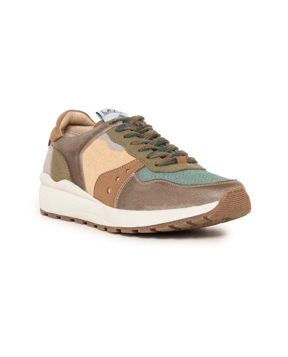 Sapatilhas Vegan de Mulher - Bege Multicolor-2