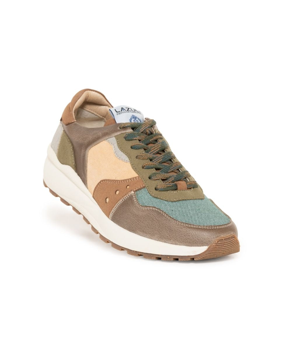 Sapatilhas Vegan de Mulher - Bege Multicolor-3