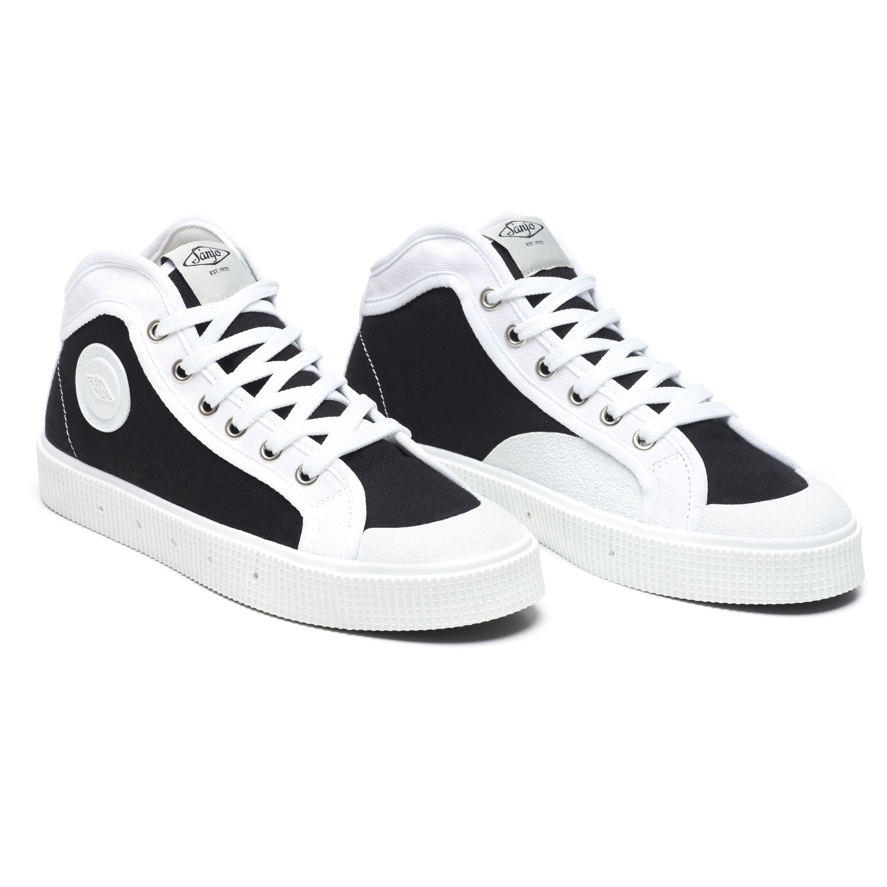 Sapatilhas Sapatilhas Sanjo K100 // Black & White Multicolor-2