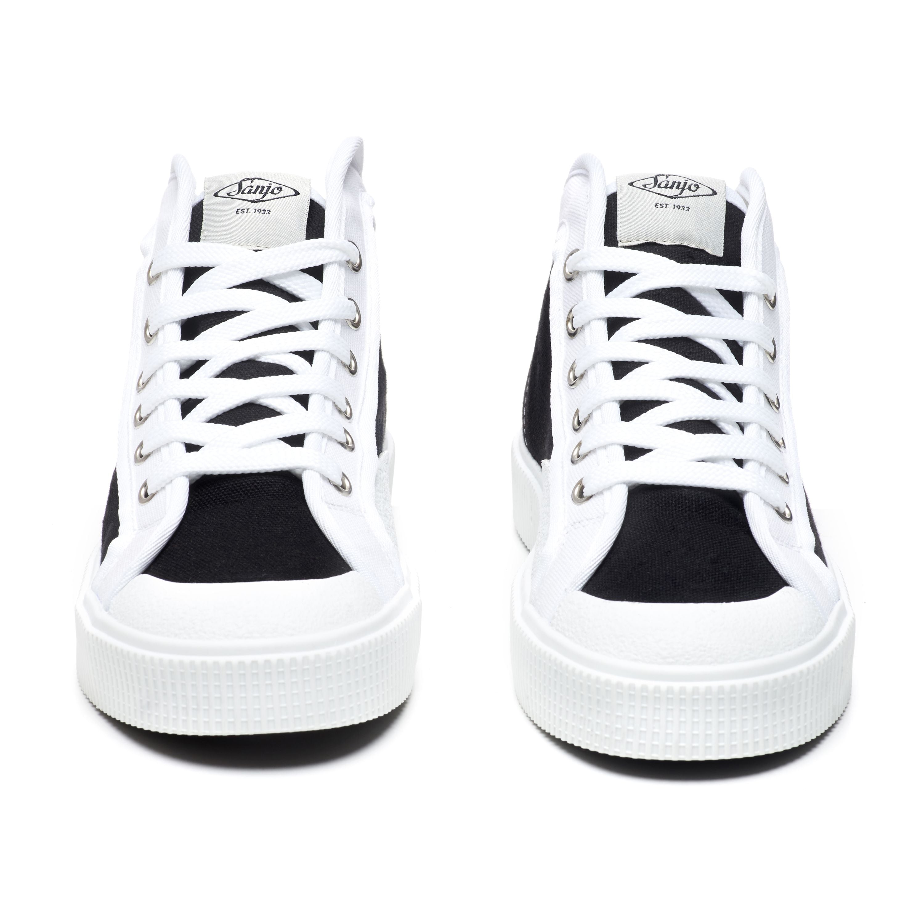 Sapatilhas Sapatilhas Sanjo K100 // Black & White Multicolor-3