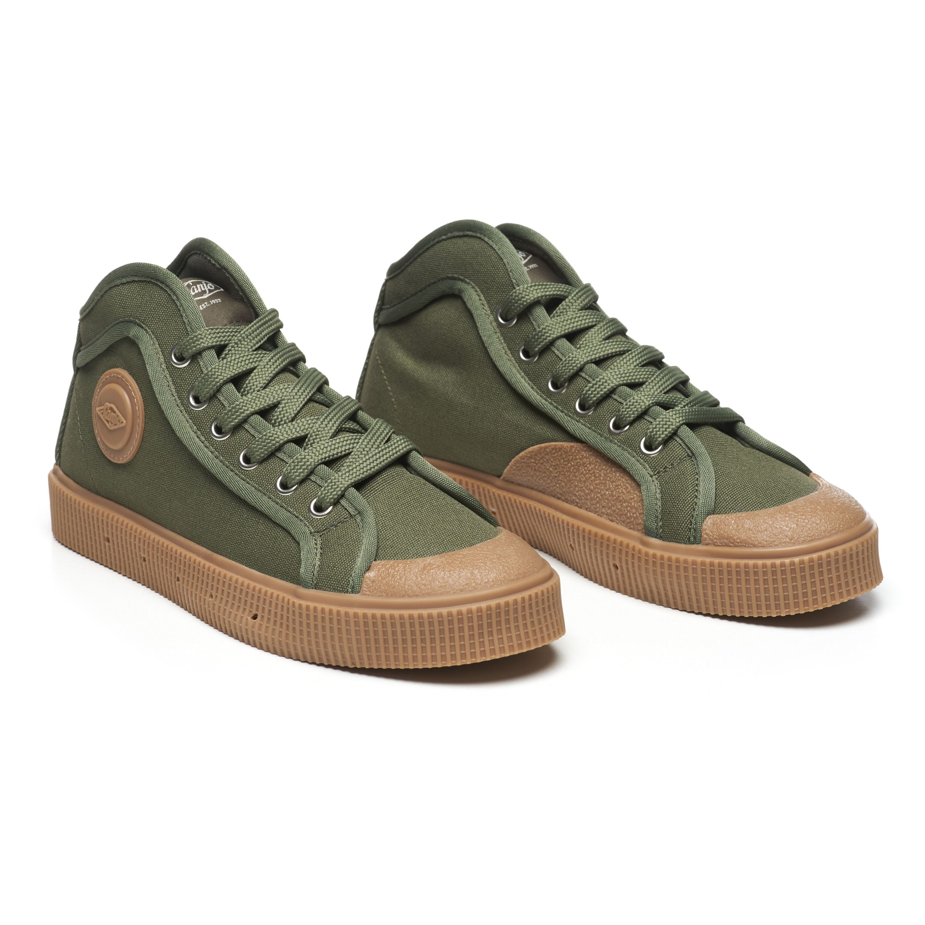 Sapatilhas Sapatilhas Sanjo K100 // Kaki-Gum Caqui-2