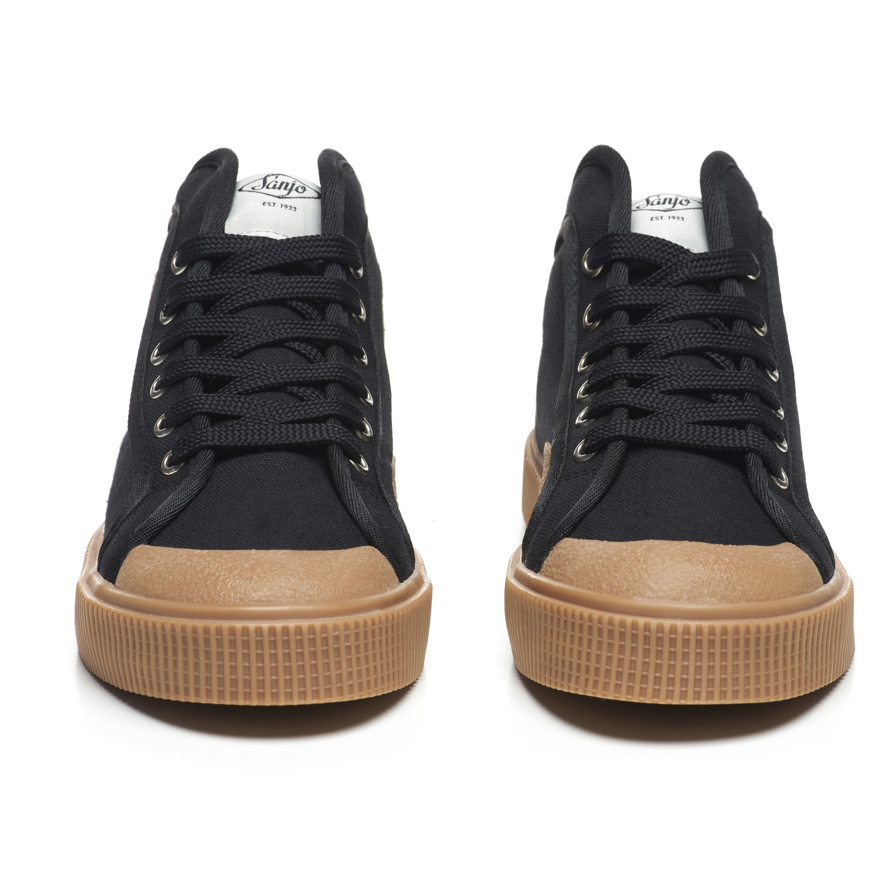 Sapatilhas Sapatilhas Sanjo K100 // Black-Gum Preto-3
