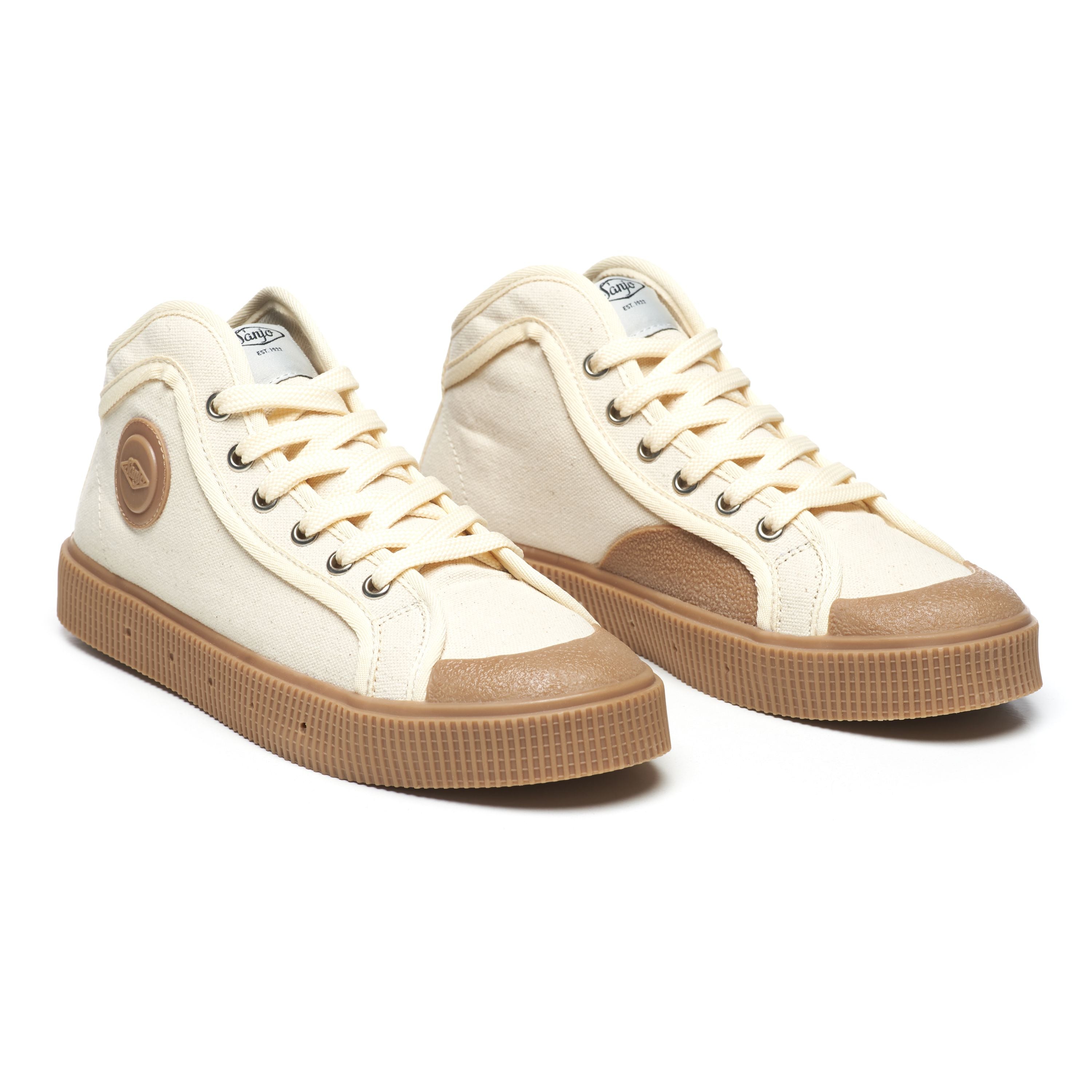 Sapatilhas Sapatilhas Sanjo K100 // Ecru-Gum Cru-2