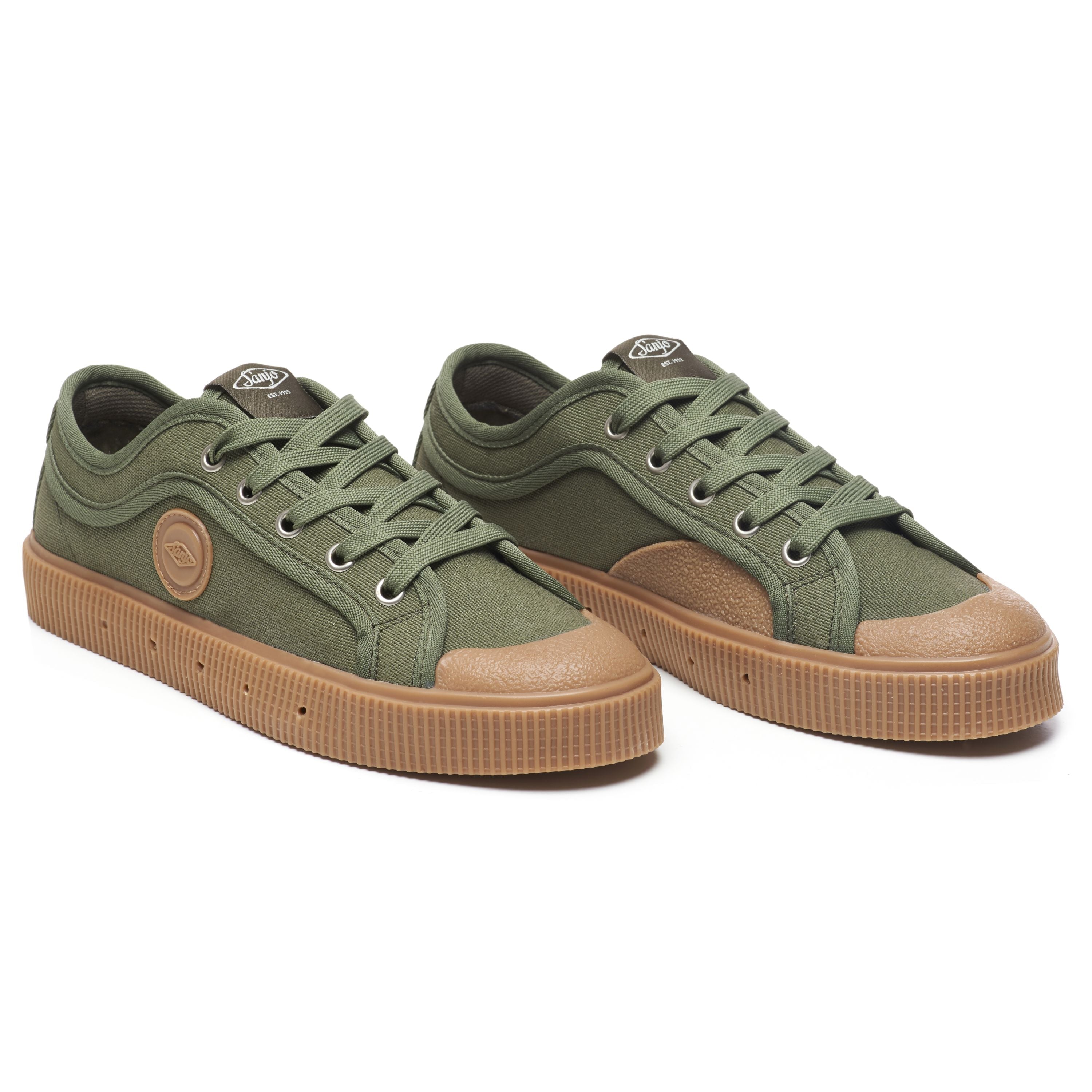 Sapatilhas Sapatilhas Sanjo K200 // Kaki-Gum Caqui-2