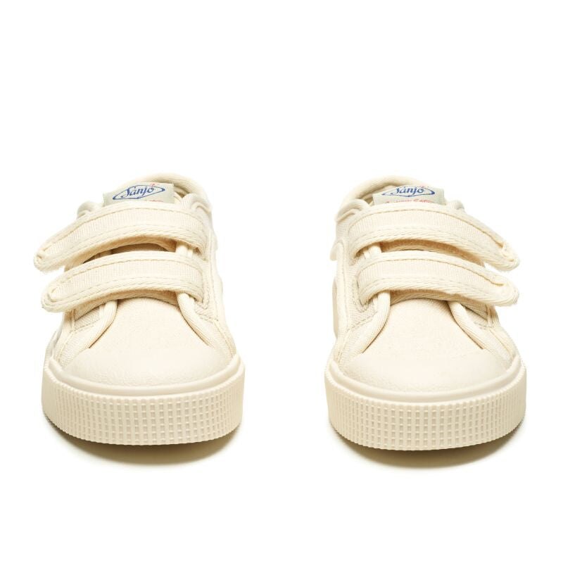 Sapatilhas Sanjo Kids V200 // Ecru Cru-3