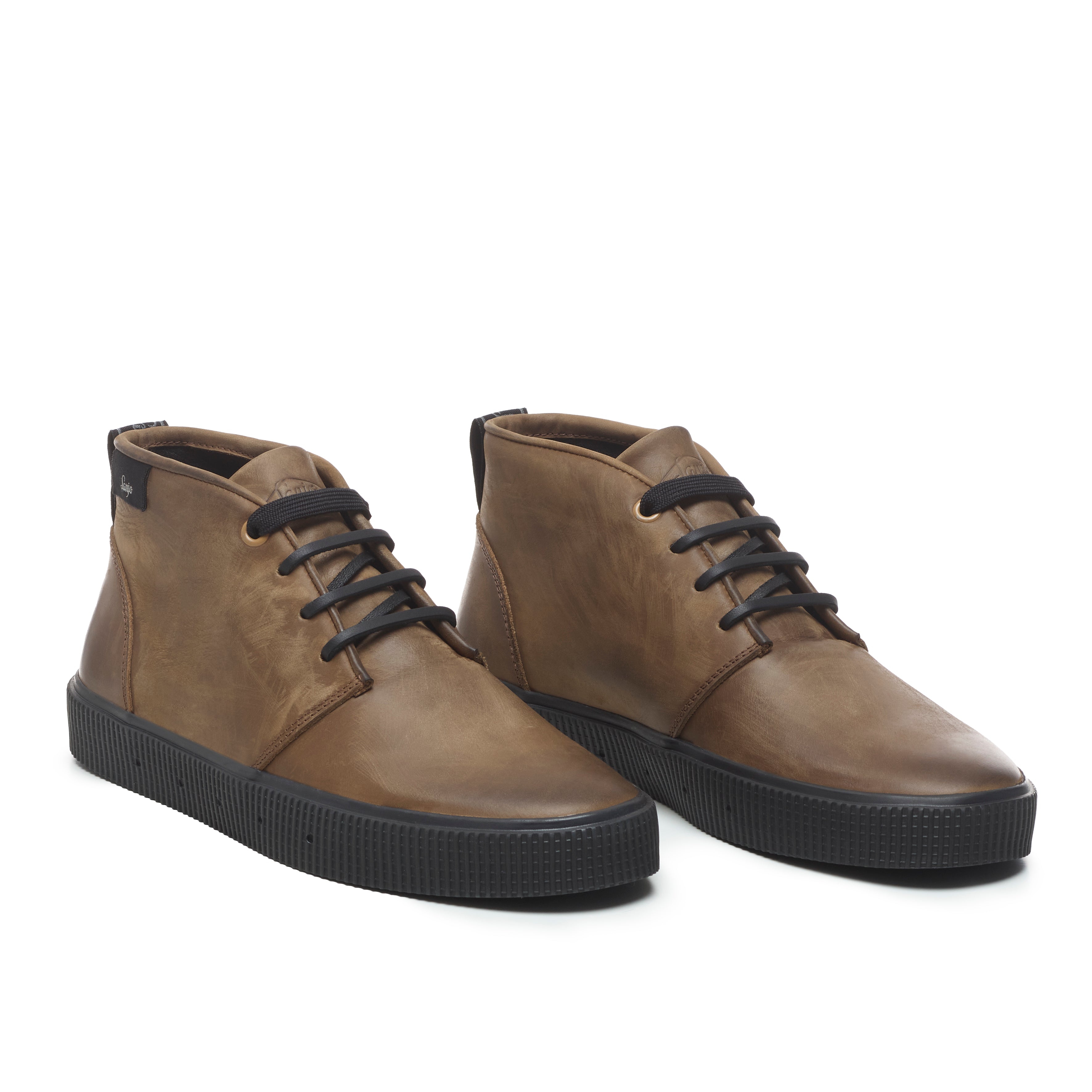 Sanjo Desert Leather // Brown Castanho-2