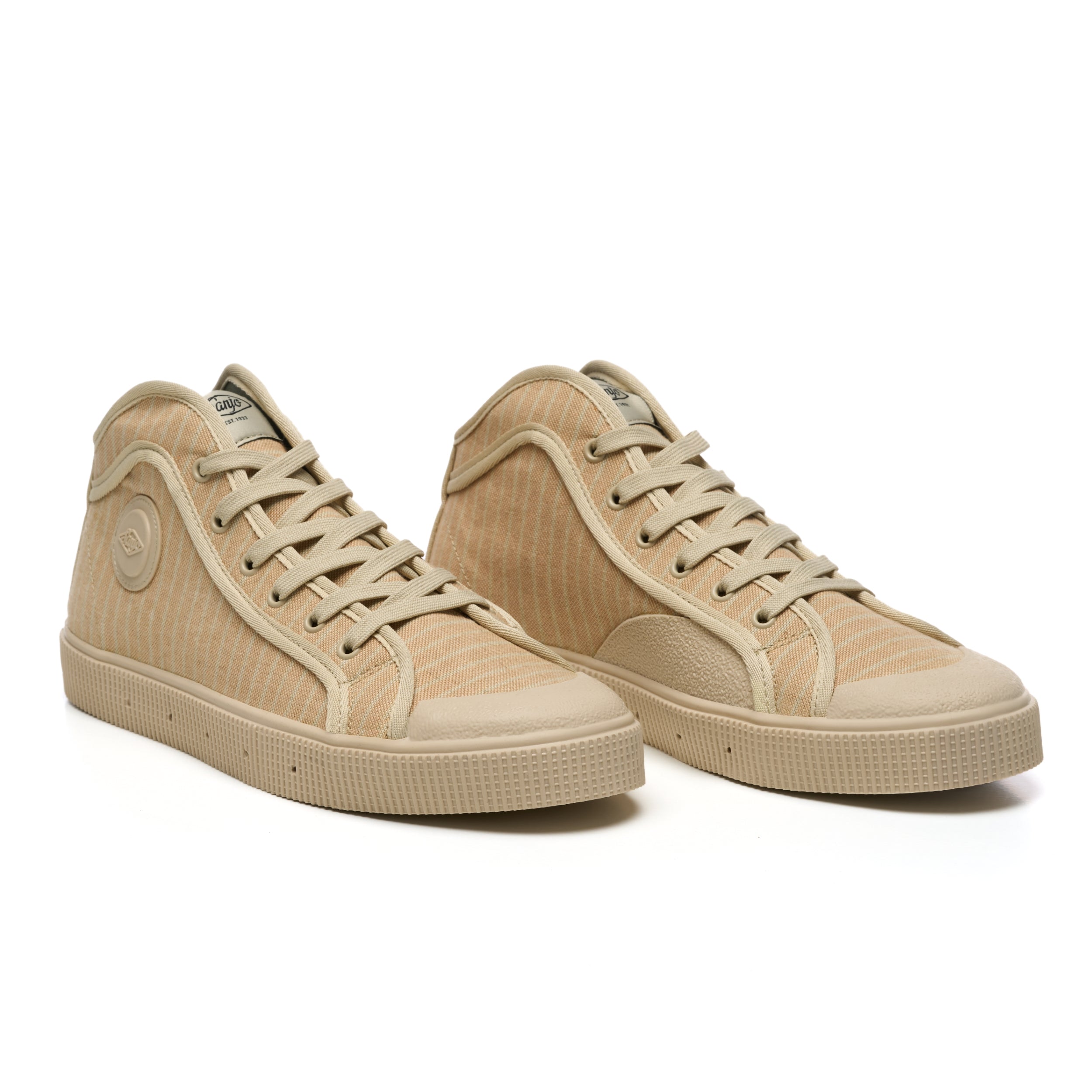 Sapatilhas Sanjo K100 Pinstripe // Mustard Amarelo-2