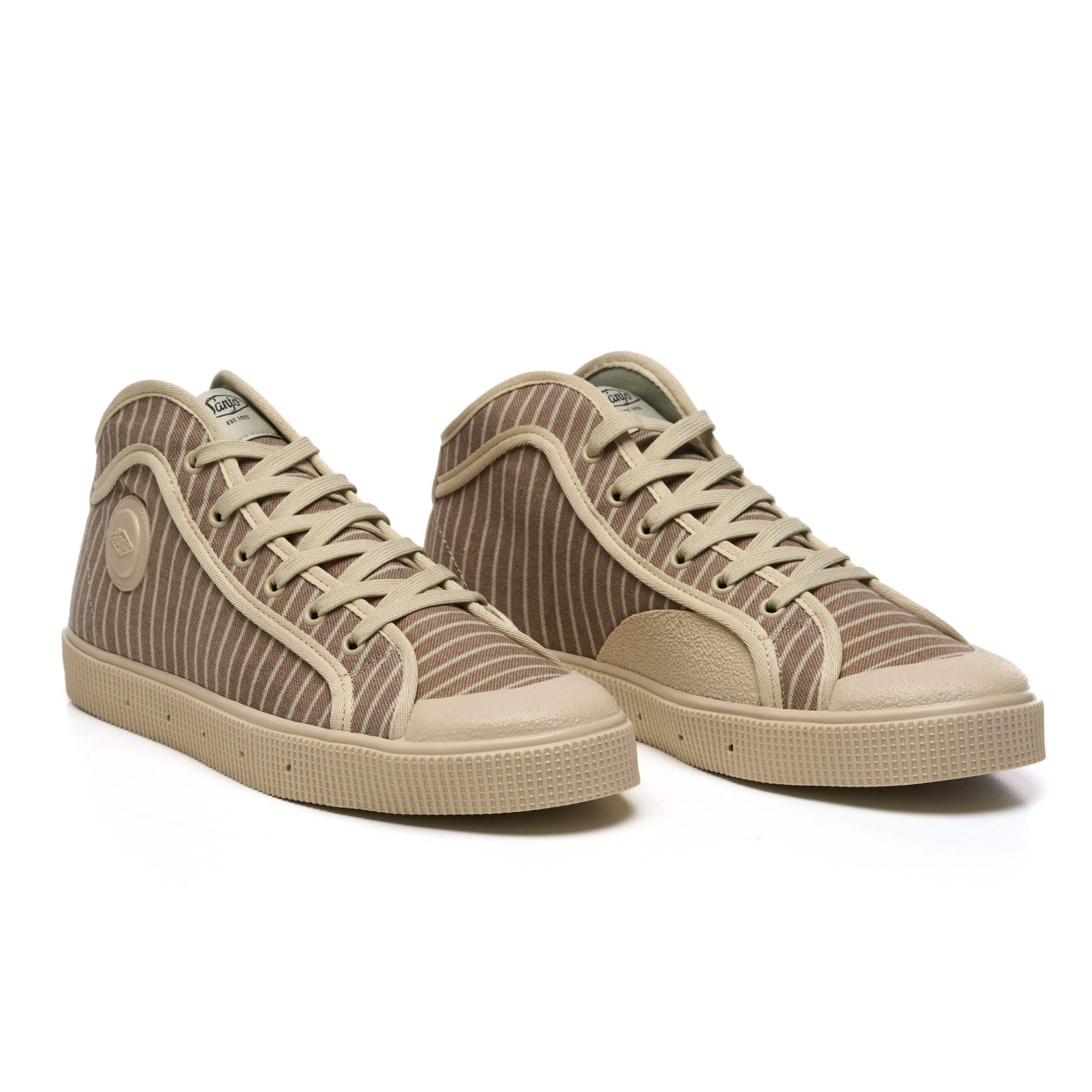 Sapatilhas Sanjo K100 Pinstripe // Capucino Castanho-2