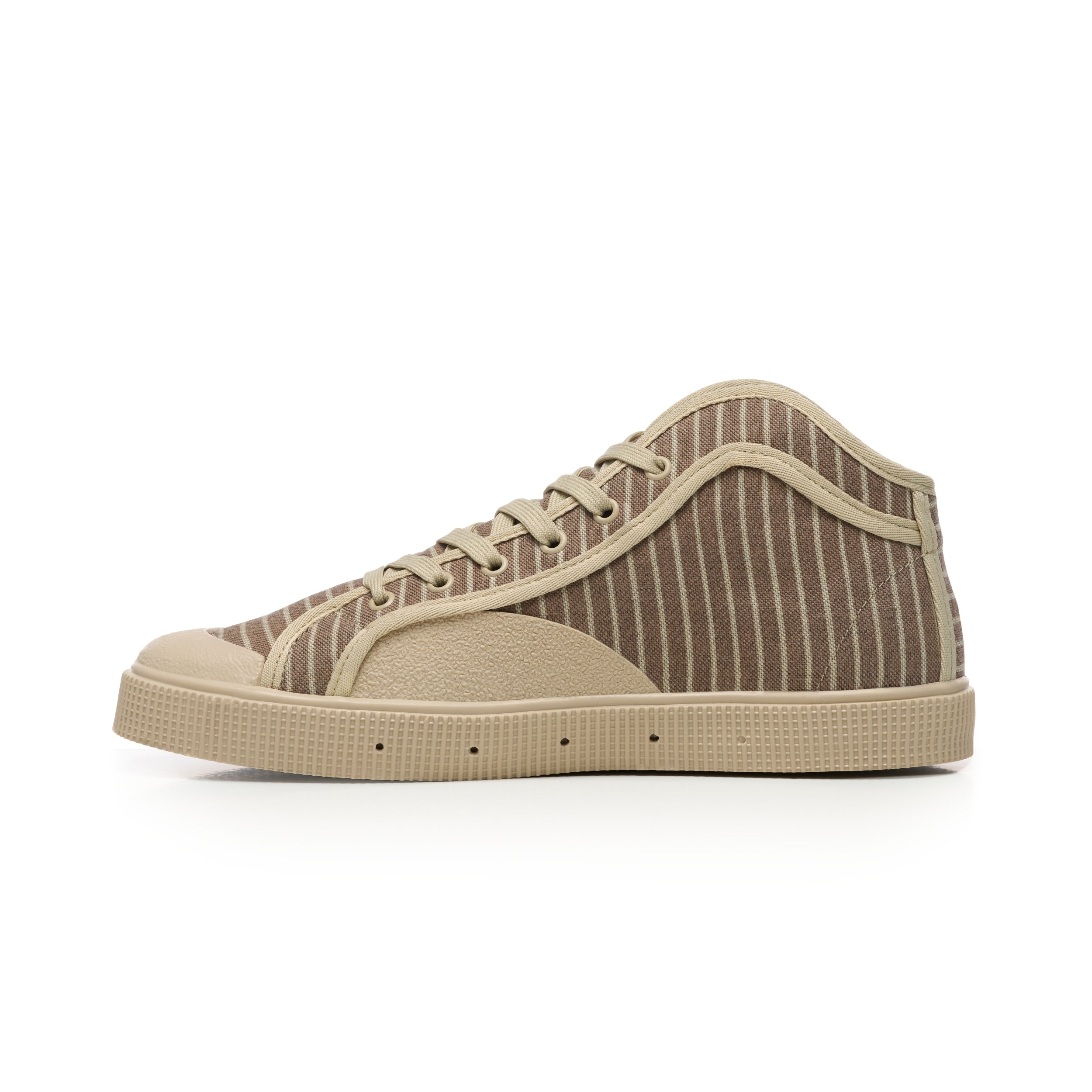 Sapatilhas Sanjo K100 Pinstripe // Capucino Castanho-4