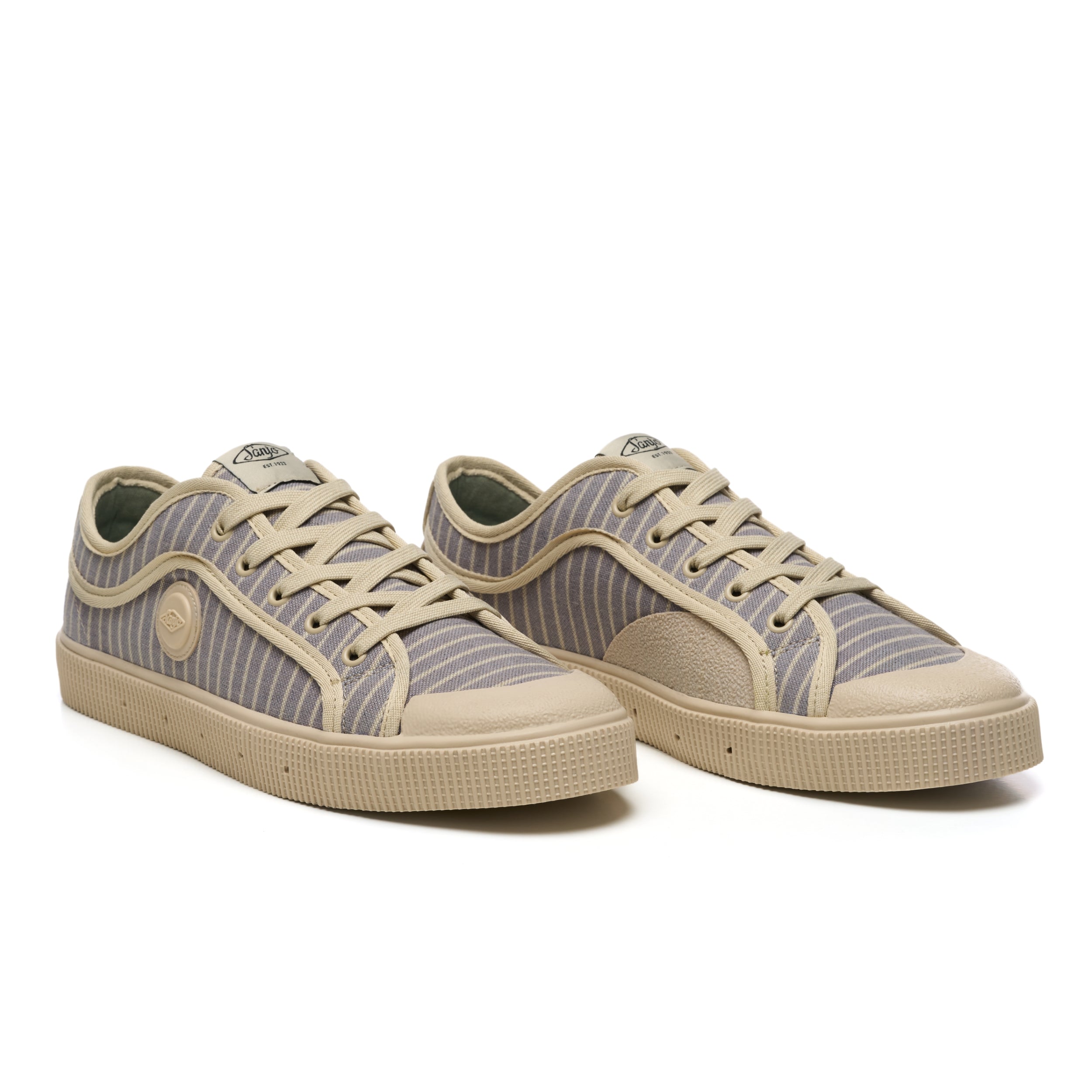 Sapatilhas Sanjo K200 Pinstripe // Ocean Azul-2