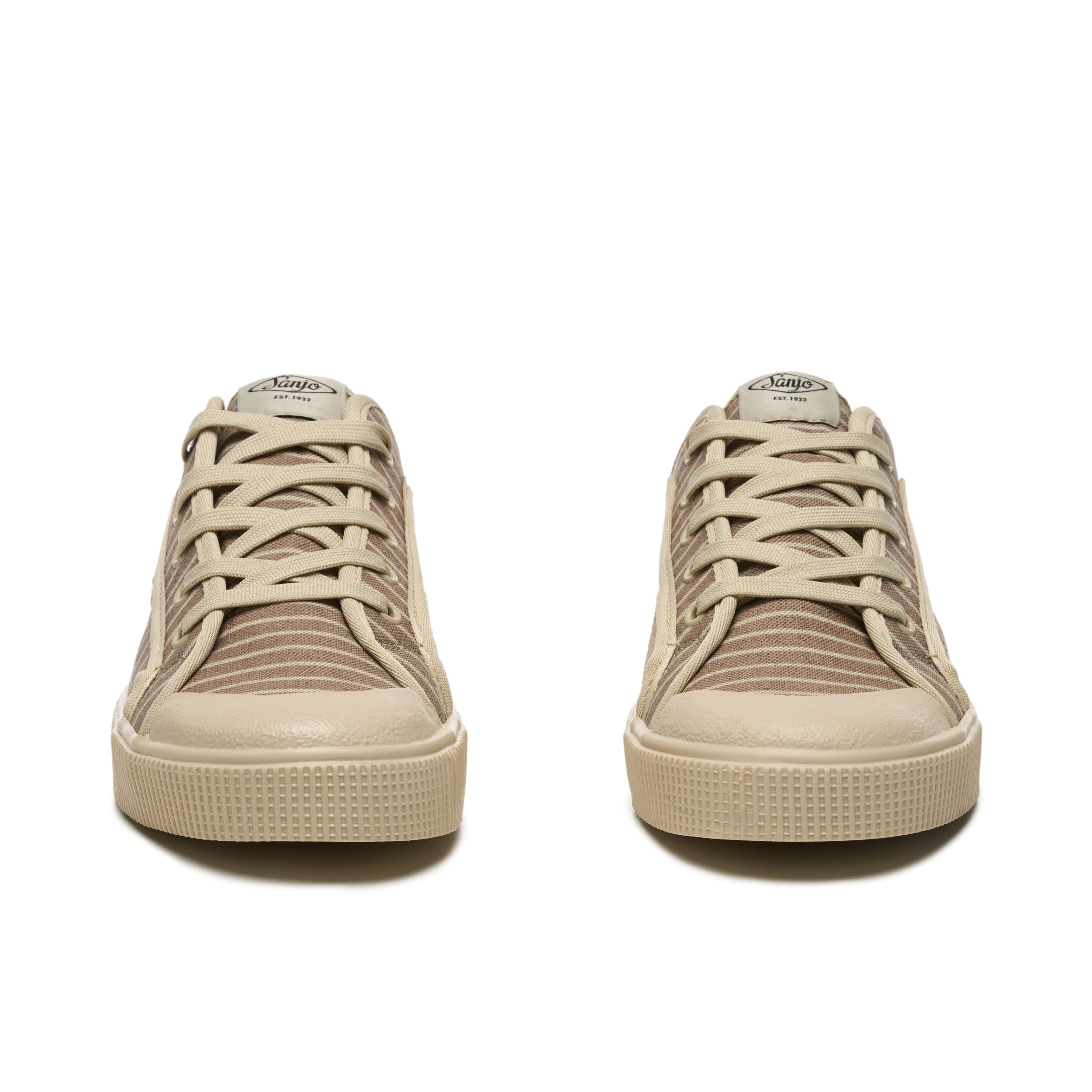 Sapatilhas Sanjo K200 Pinstripe // Capucino Castanho-3